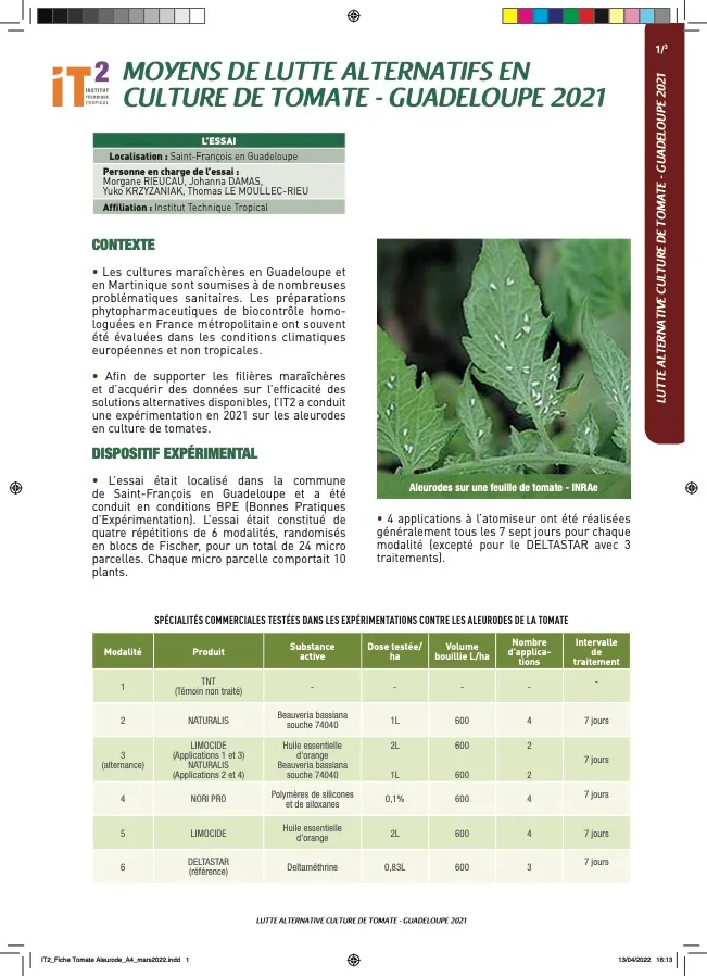 Moyens de lutte alternatifs – Culture Tomates (IT2_Fiche-Tomate-Aleurode_A4_mars2022_HD)